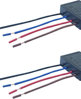 3 Way Touch Sensor Dimmer, Touch Dimmer Switch Desk Lamp Repair Kits Control Module, Replacement Sensor with 3 Levels Dimming Function Light Dimmer(Size:2 Pcs)